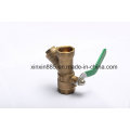 Brass Ball Valve with Strainer